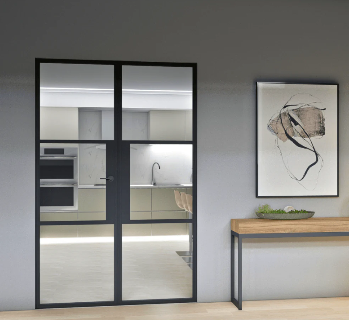 Elevate Your Interior Design: Introducing our AluSpace Internal French Doors