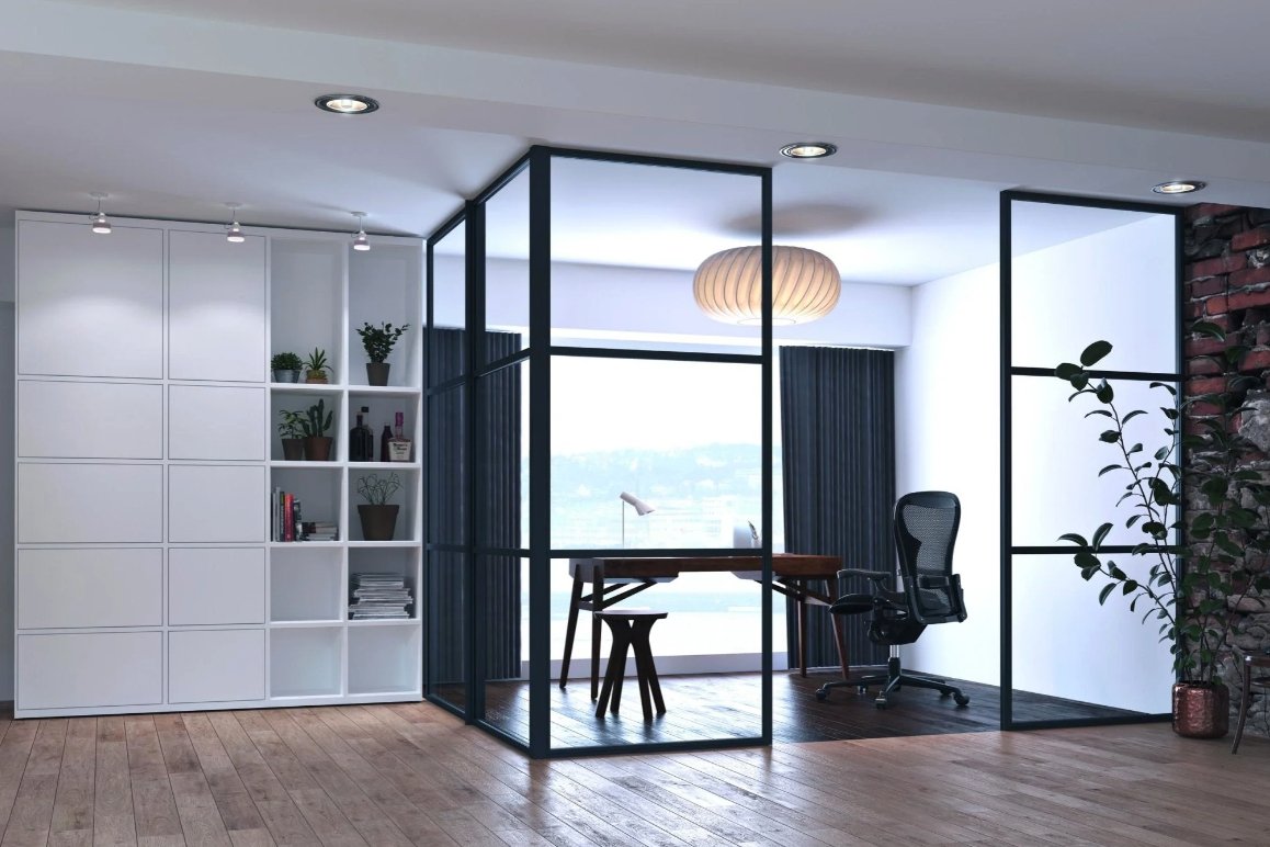 Create the Perfect Home Office with our AluSpace Aluminium Internal Sliding Doors - Home Build Doors