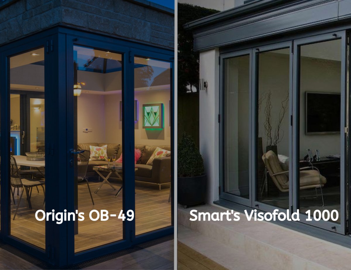 Smart's Visofold 1000 vs Origin's OB-49 Bifold Systems: What's the difference? - Home Build Doors