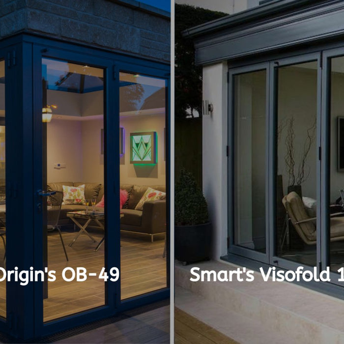 Smart's Visofold 1000 vs Origin's OB-49 Bifold Systems: What's the difference? - Home Build Doors