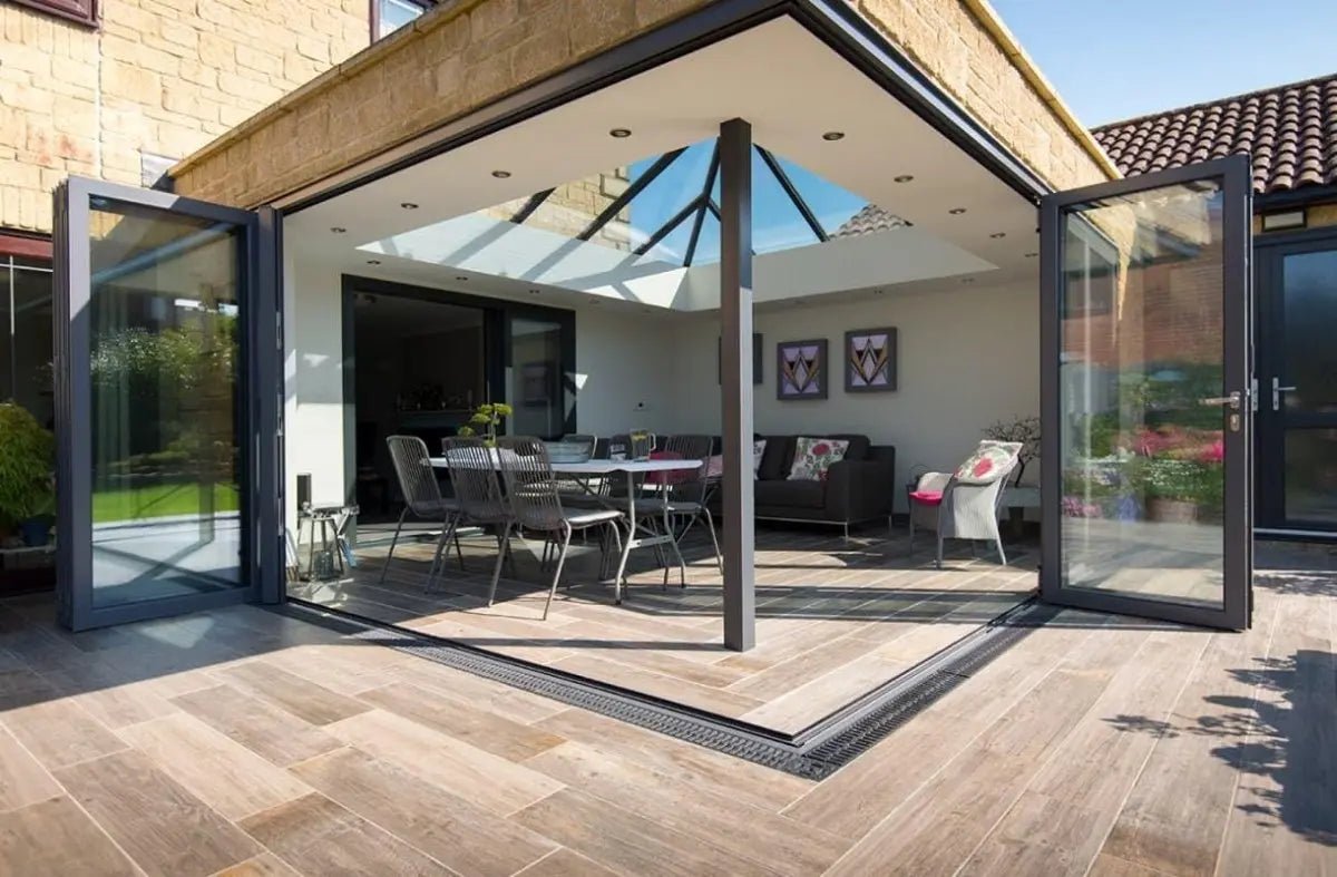 Origin Corner Bifold Doors - Home Build Doors