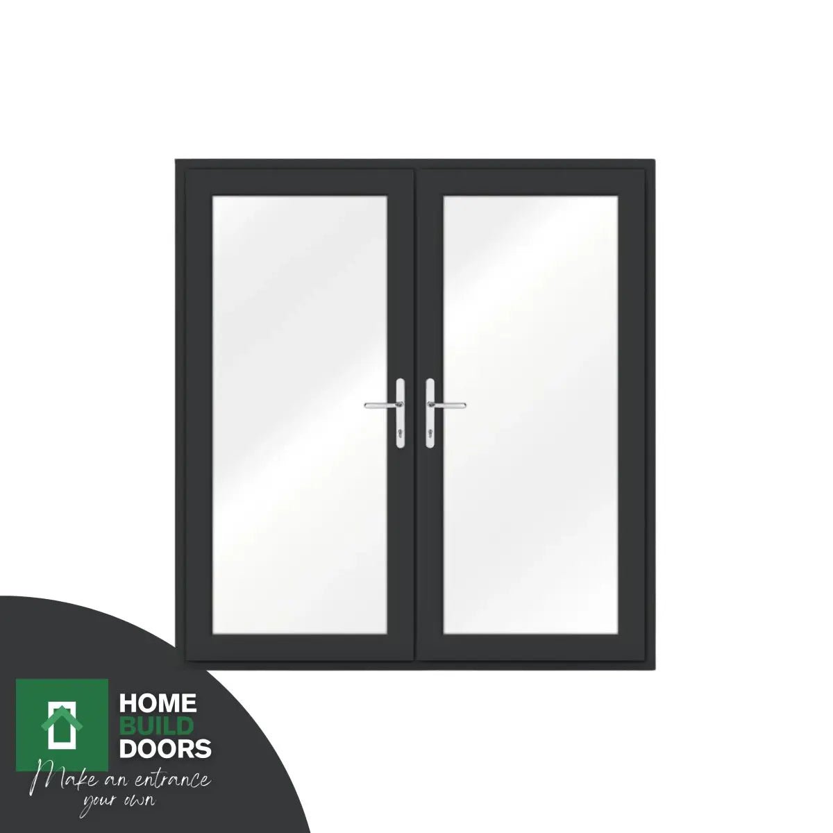 Profile 22 PVC French Doors - Anthracite Grey - Home Build Doors