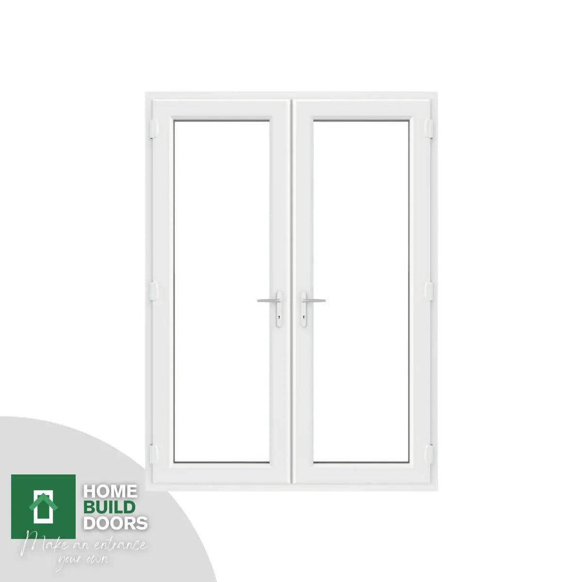 Profile 22 PVC French Doors - White - Home Build Doors