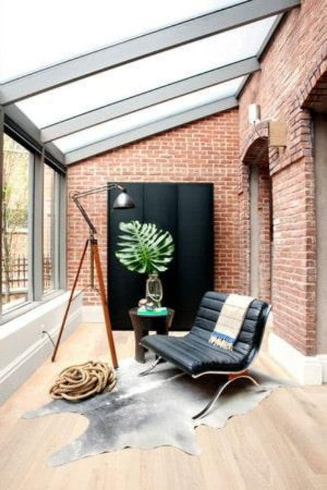 W500mm x P2100mm Black Atlas Aluminum Lean To Roof System