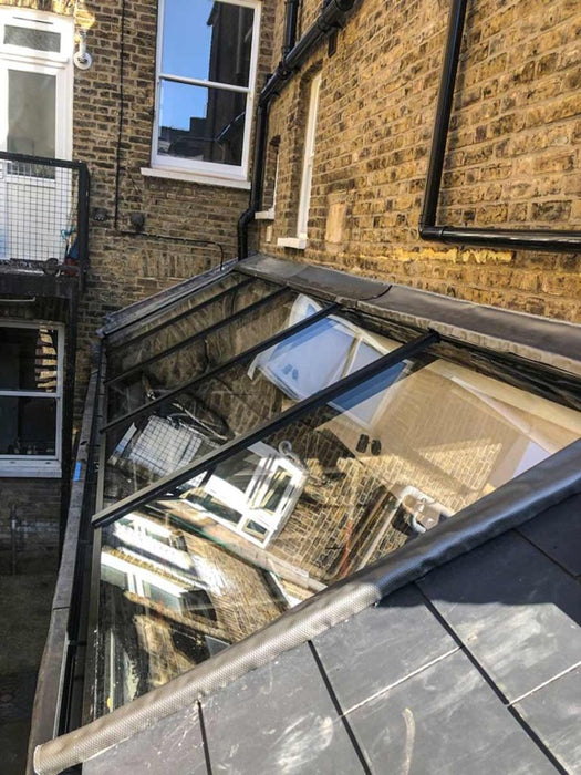 W1000mm x P2300mm Black Atlas Aluminum Lean To Roof System