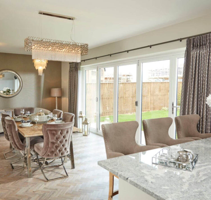 EuroCell UPVC 3 Section Bi-Fold Door