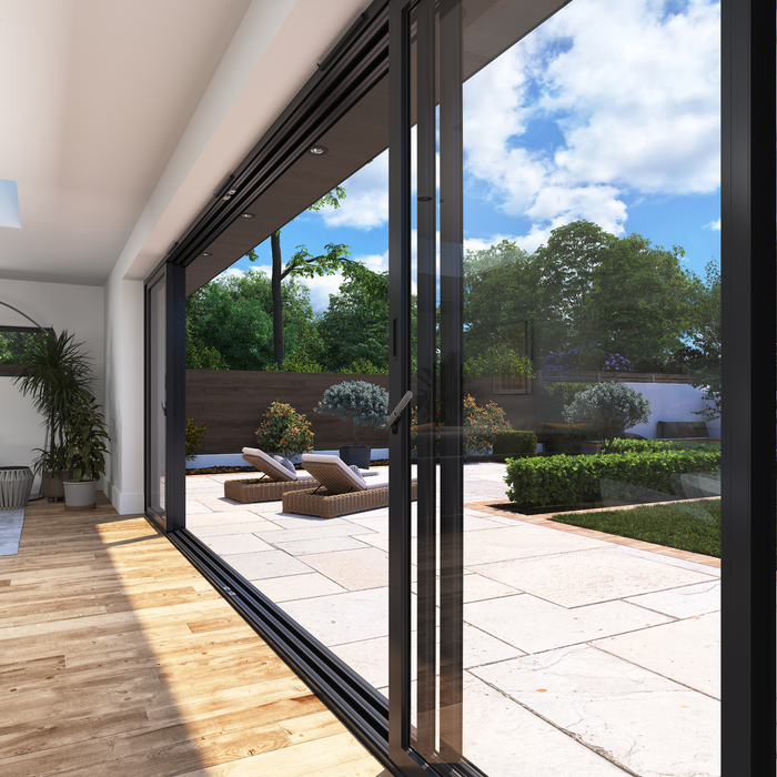 2 Panel / 47mm Aluminium Sliding Door / Cortizo 4700