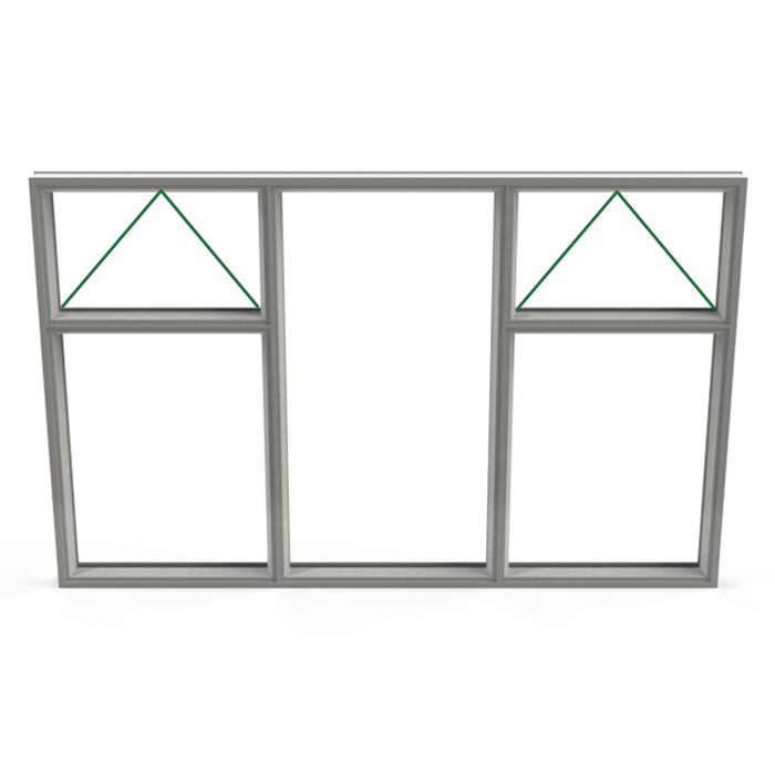 Origin OW80 Aluminium Window - 5 Section