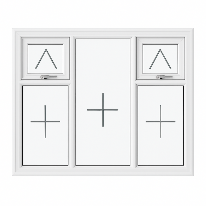 Veka M70 UPVC Window - 3 Section