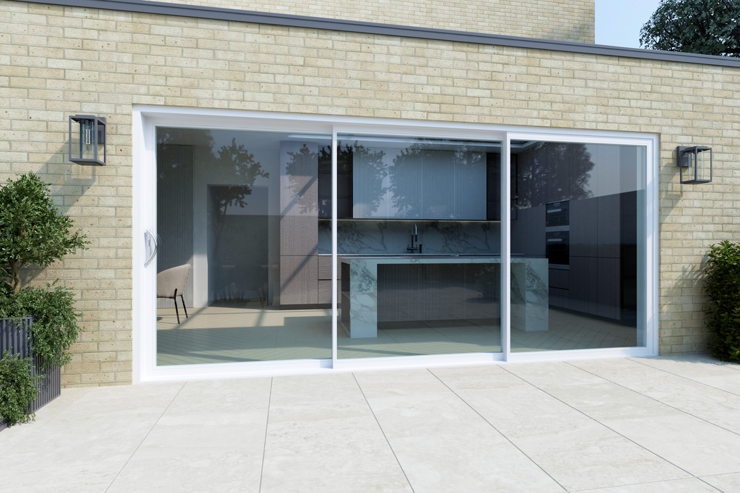 W3300MM X H2100MM Cortizo 4700 Aluminium 3 Section Sliding Door