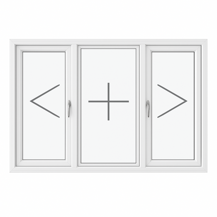 Veka M70 UPVC Window - 3 Section