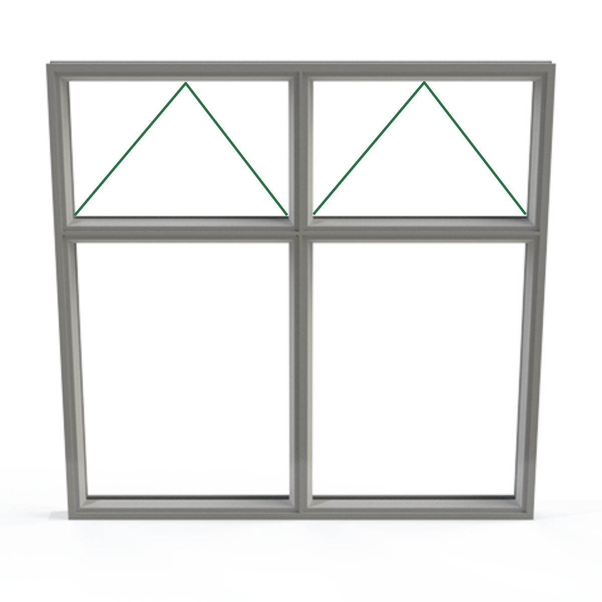 Origin OW70 Aluminium Window - 2 Section