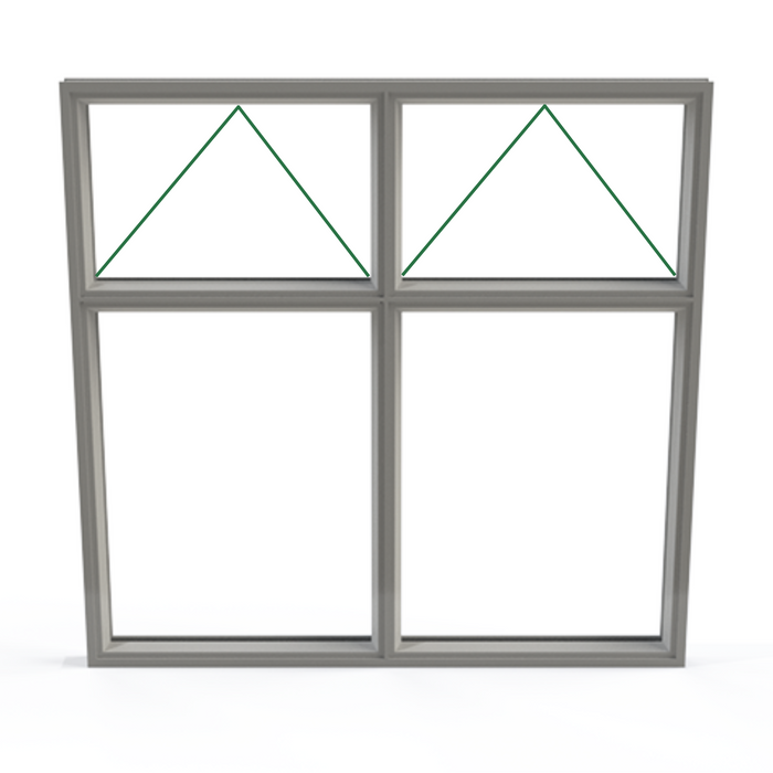 Origin OW70 Aluminium Window - 2 Section