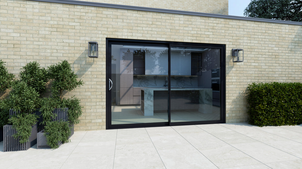 2 Panel / 35mm Aluminium Sliding Door / Smart VisoGlide Plus