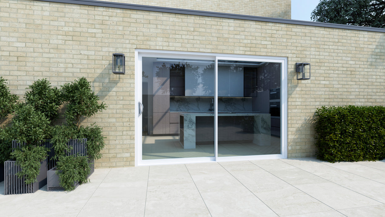 2 Panel / 35mm Aluminium Sliding Door / Smart VisoGlide Plus