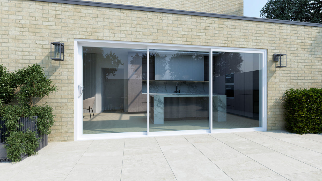 3 Panel / 35mm Aluminium Sliding Door / Smart VisoGlide Plus