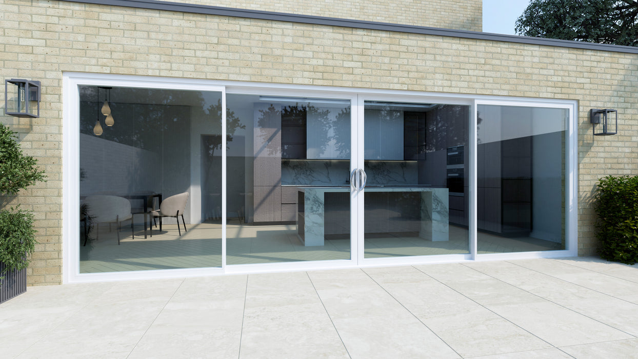 4 Panel / 35mm Aluminium Sliding Door / Smart VisoGlide Plus