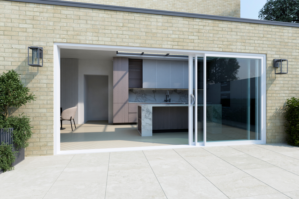 W3300MM X H2100MM Cortizo 4700 Aluminium 3 Section Sliding Door