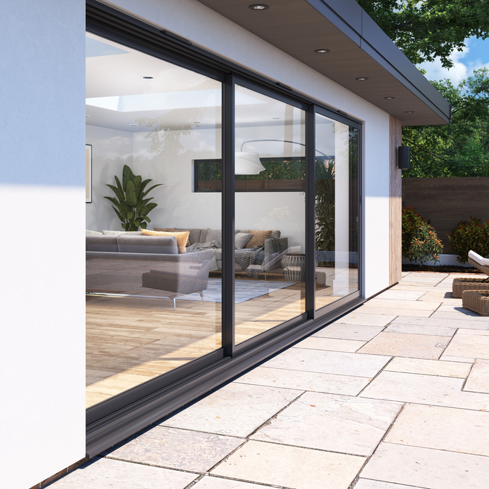 2 Panel / 47mm Aluminium Sliding Door / Cortizo 4700