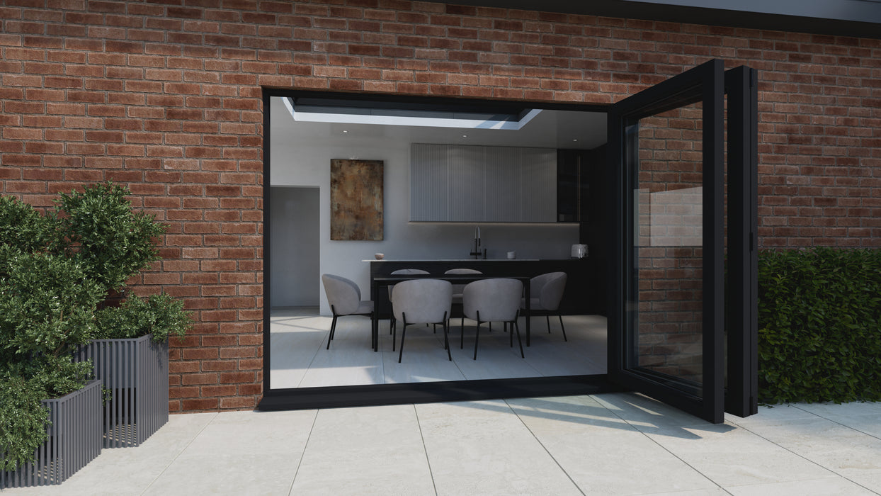 EuroCell UPVC 3 Section Bi-Fold Door