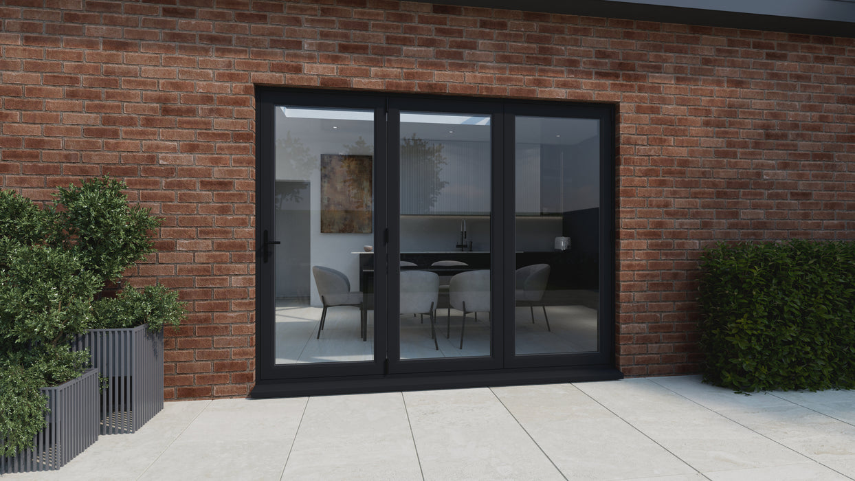 EuroCell UPVC 3 Section Bi-Fold Door
