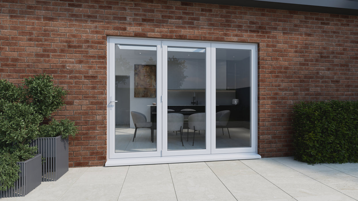 EuroCell UPVC 3 Section Bi-Fold Door