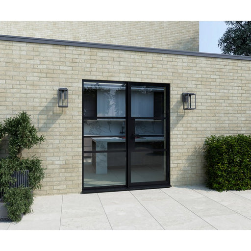 1300mm Black Aluminium Heritage French Doors - Home Build Doors