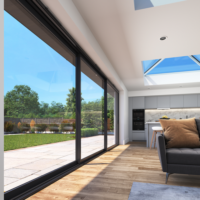 2 Panel / 47mm Aluminium Sliding Door / Cortizo 4700