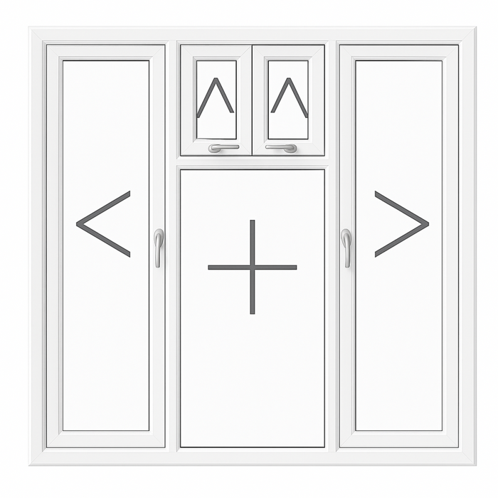 Veka M70 UPVC Window - 4 Section