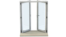 1500mm Origin Anthracite Grey Aluminum Bifold - 2 Section - Home Build Doors
