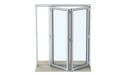 1500mm Origin Black Aluminum Bifold - 2 Section - Home Build Doors