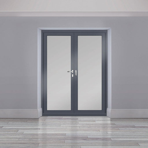 1500mm Origin Black Grey Aluminum Bifold - 2 Section - Home Build Doors