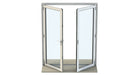 1500mm Origin Dark Silver Aluminum Bifold - 2 Section - Home Build Doors