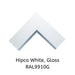 1500mm Origin Hipca White Gloss Aluminum Bifold - 2 Section - Home Build Doors