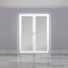 1500mm Origin Hipca White Gloss Aluminum Bifold - 2 Section - Home Build Doors