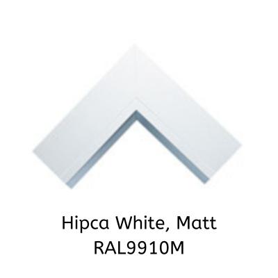 1500mm Origin Hipca White Matt Aluminum Bifold - 2 Section - Home Build Doors