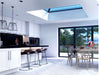 1500mm White Aluminium Bifold Door Korniche - 2 sections - Home Build Doors