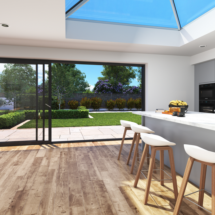 2 Panel / 47mm Aluminium Sliding Door / Cortizo 4700