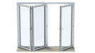 1700mm Origin Dark Silver Aluminum Bifold - 3 Section - Home Build Doors