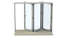 1700mm Origin Hipca White Matt Aluminum Bifold - 3 Section - Home Build Doors