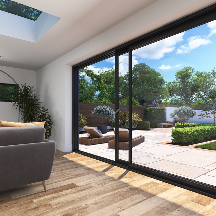 2 Panel / 47mm Aluminium Sliding Door / Cortizo 4700