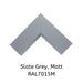 1900mm Origin Slate Grey Aluminum Bifold - 3 Section