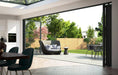 2000mm Black Aluminium Bifold Door Korniche - 2 sections - Home Build Doors