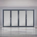 2000mm Origin Black Aluminum Bifold - 4 Section - Home Build Doors