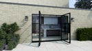 2400mm - Black Aluminium Heritage French Door Set - Home Build Doors