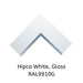 2400mm Origin Hipca White Gloss Aluminum Bifold - 3 Section