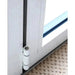 2400mm Black on White Aluminium Bifold Door Smart System - 3 sections - Home Build Doors