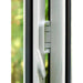 2400mm White Aluminium Bifold Door Smart System - 2 sections - Home Build Doors