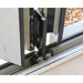 2400mm White Aluminium Bifold Door Smart System - 2 sections - Home Build Doors