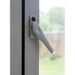 2400mm White Aluminium Bifold Door Smart System - 2 sections - Home Build Doors